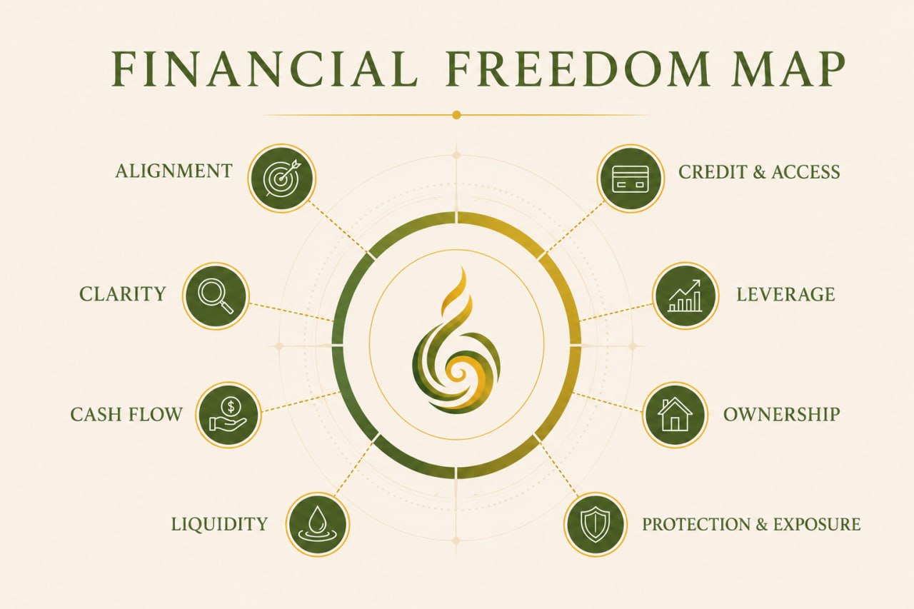 Financial Freedom Map visual